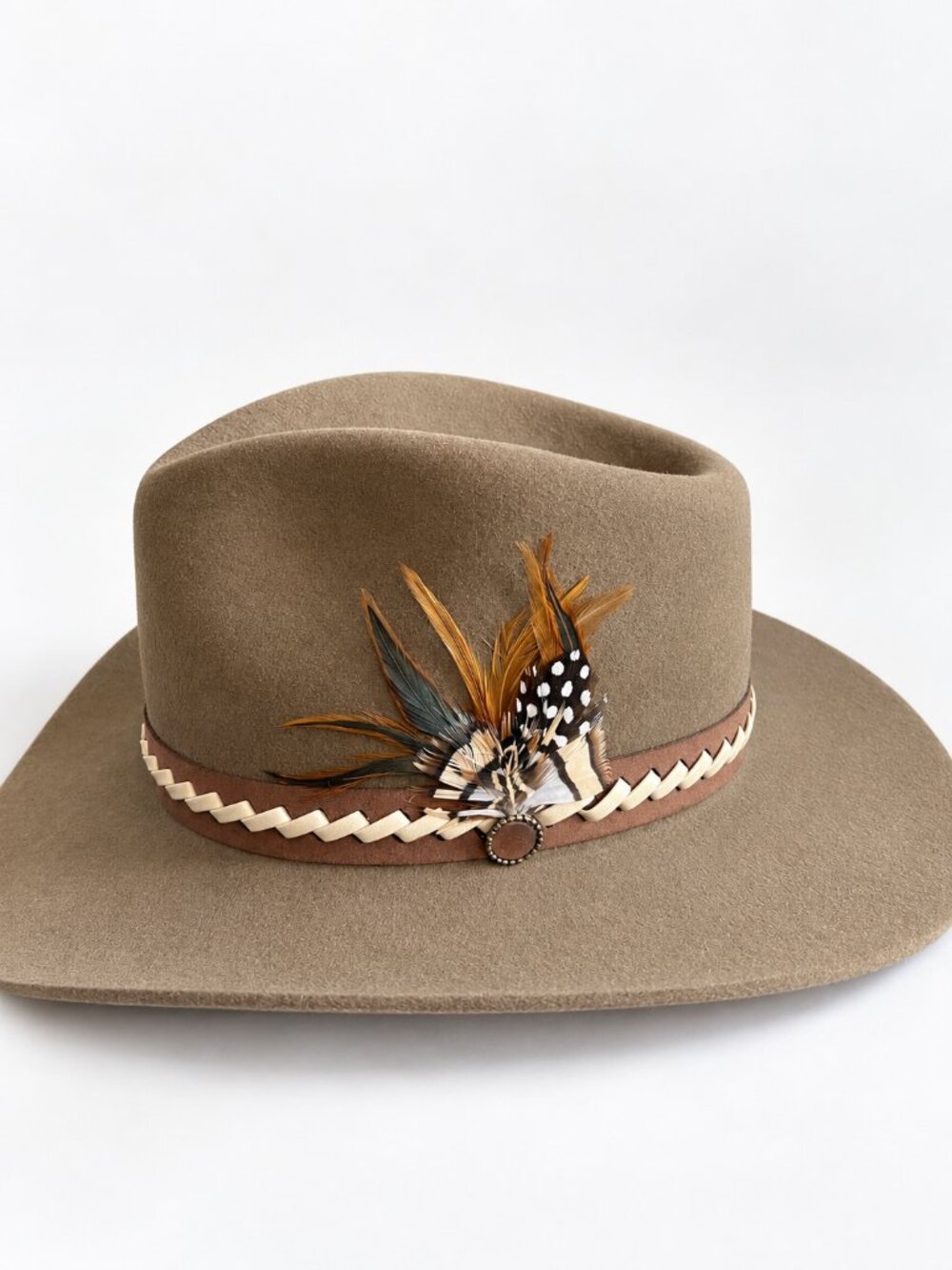Lainey Wilson Charlie 1 Horse Road Runner Pecan Wool Western Hat Large USA